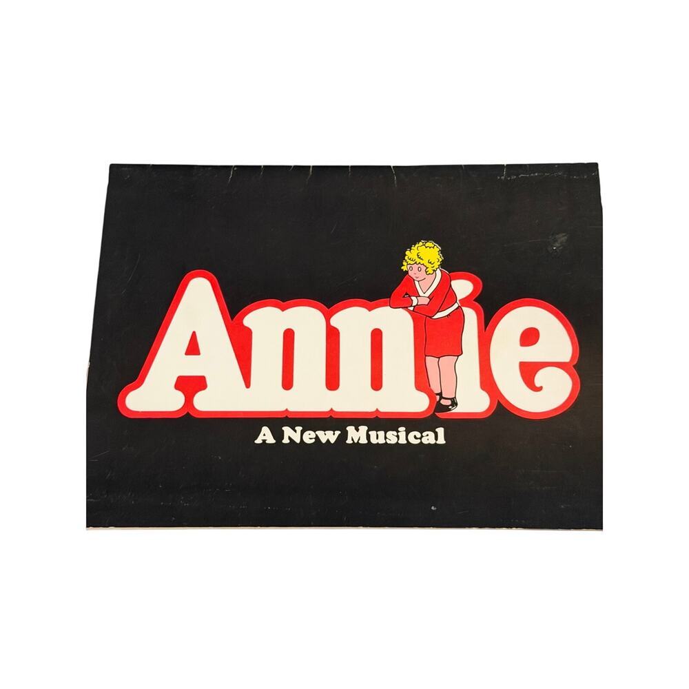ANNIE A New Musical Vintage Program 1977 Thomas Meehan Charles Strouse